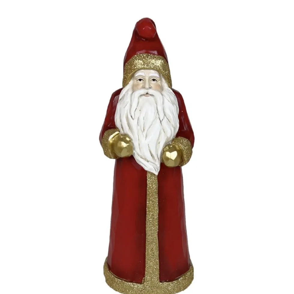 Weihnachtsmann Figur Andrew rot Kaheku