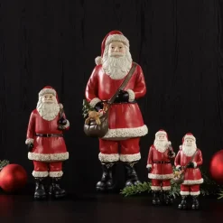 Weihnachtsmann-Figur Deko Santa Prescott rot Höhe 45 cm