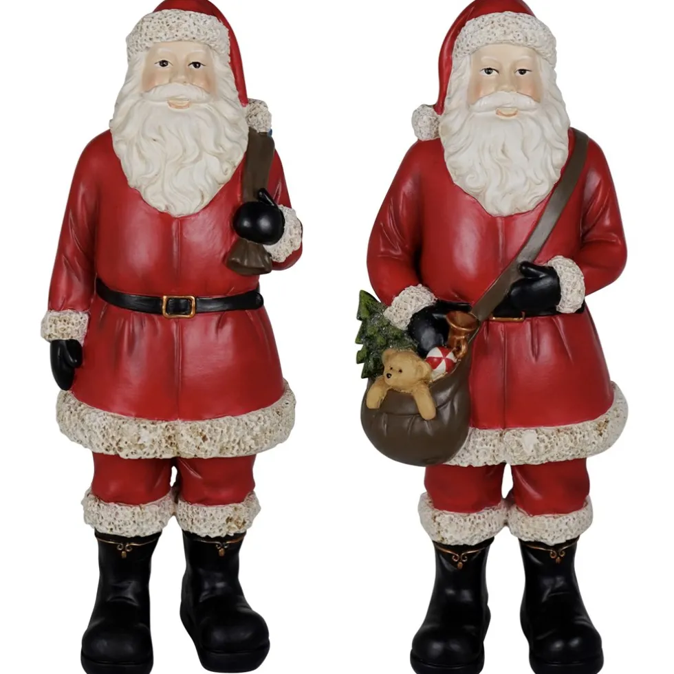 Weihnachtsmann-Figur Deko Santa Prescott rot Höhe 45 cm
