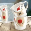 Weihnachtstasse Stapeltasse Elch 2er Set Casablanca