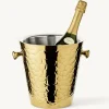 Weinkühler Edelstahl CAPRI gold Edzard Höhe 23 cm