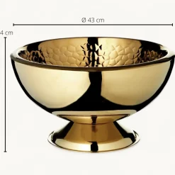 Weinkühler Edzard Bruno gold Durchmesser 43 cm
