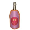 Weinkühler Kühlmanschette GiftCompany Be Happy Höhe 23 cm