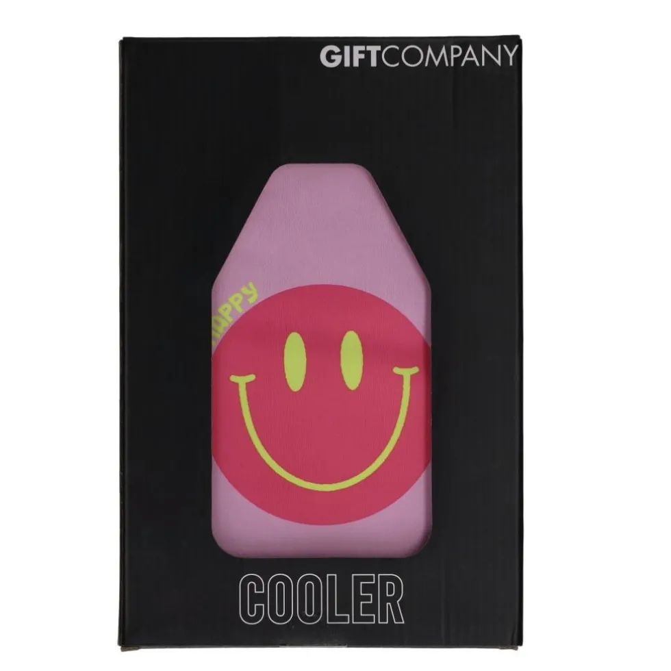 Weinkühler Kühlmanschette GiftCompany Be Happy Höhe 23 cm