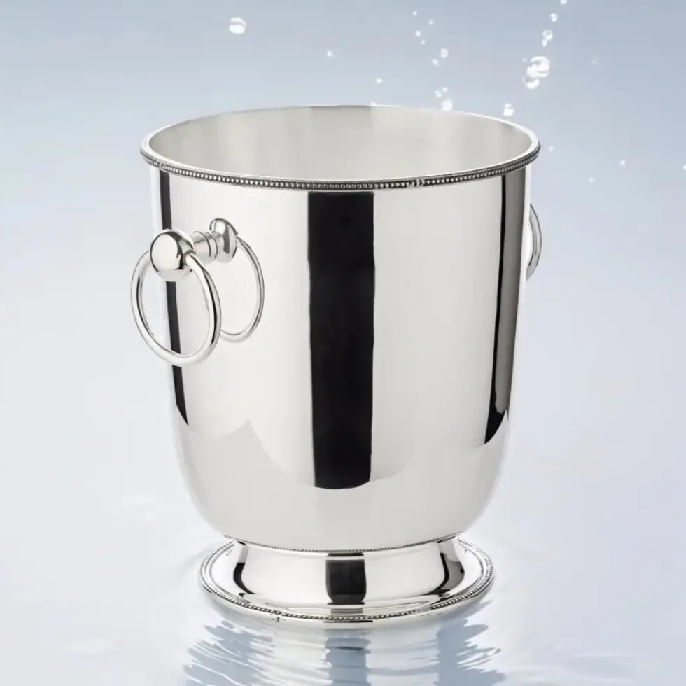 Weinkühler PERLA Edzard schwerversilbert Höhe 22 cm