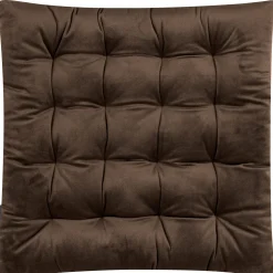 Wendestuhlkissen braun MILANA Magma 40×40 cm