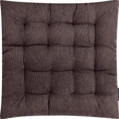 Wendestuhlkissen braun MILANA Magma 40×40 cm