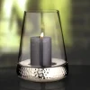 Windlicht Glas Bora gehämmert Edzard Höhe 28 cm