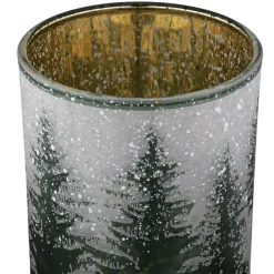 Windlicht Glas Tannenwald