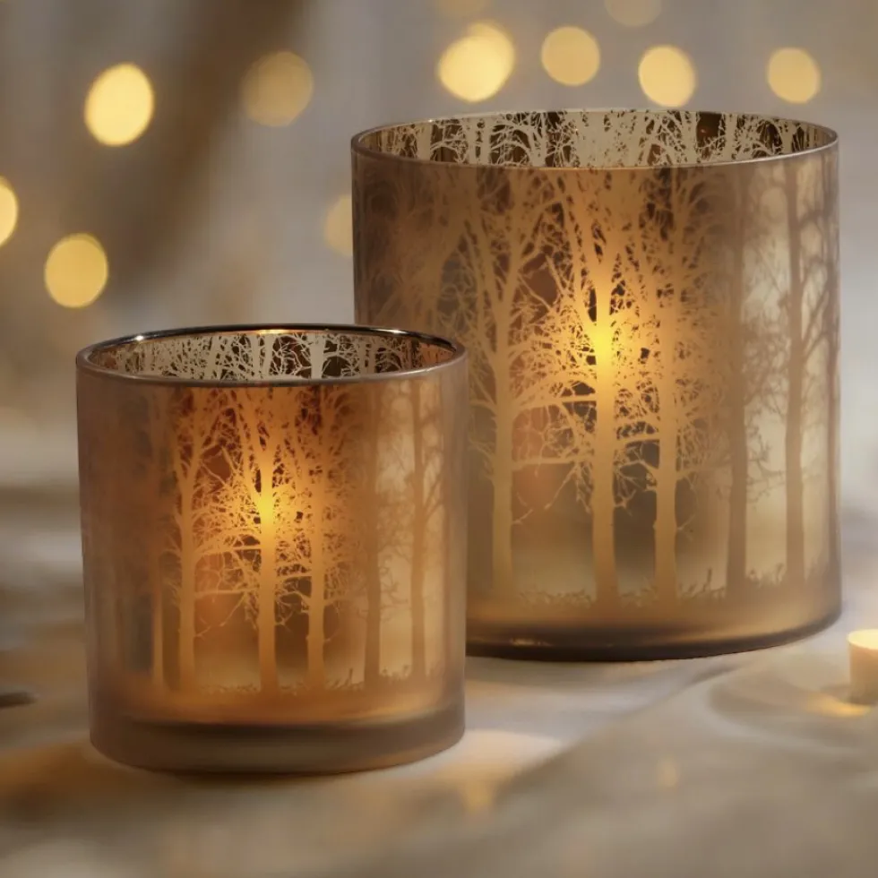 Windlicht Glas Thara Wald Kaheku