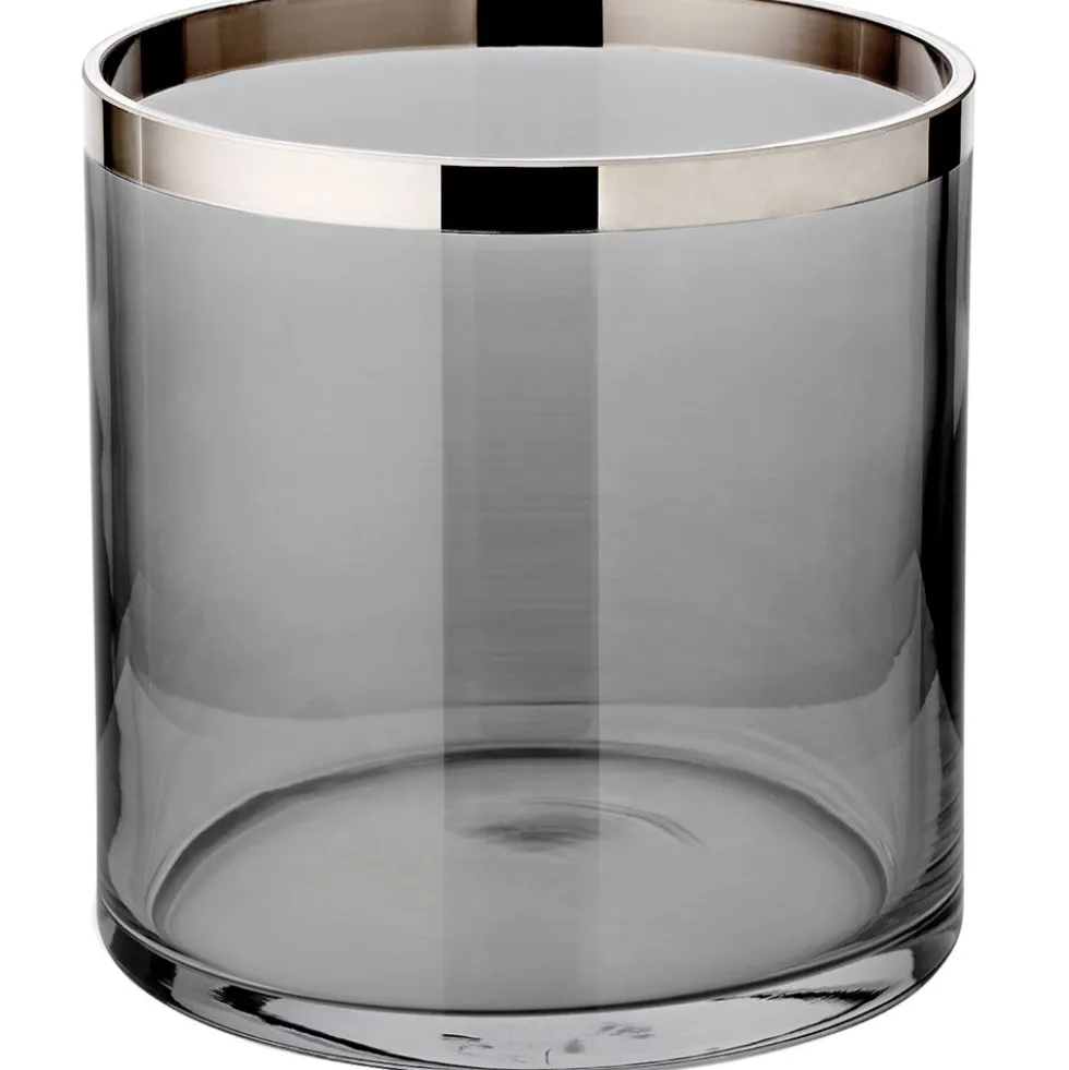 Windlicht Glas Zeus mit Platinrand Edzard