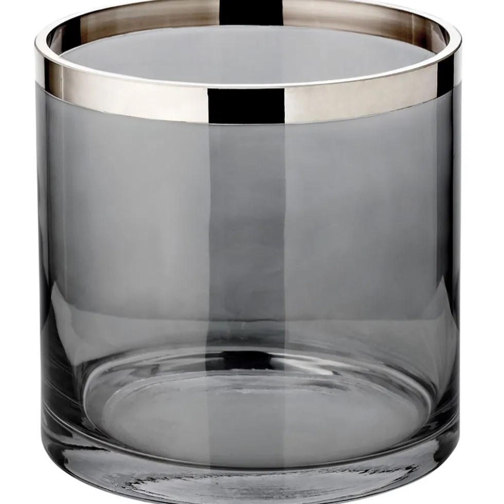 Windlicht Glas Zeus mit Platinrand Edzard