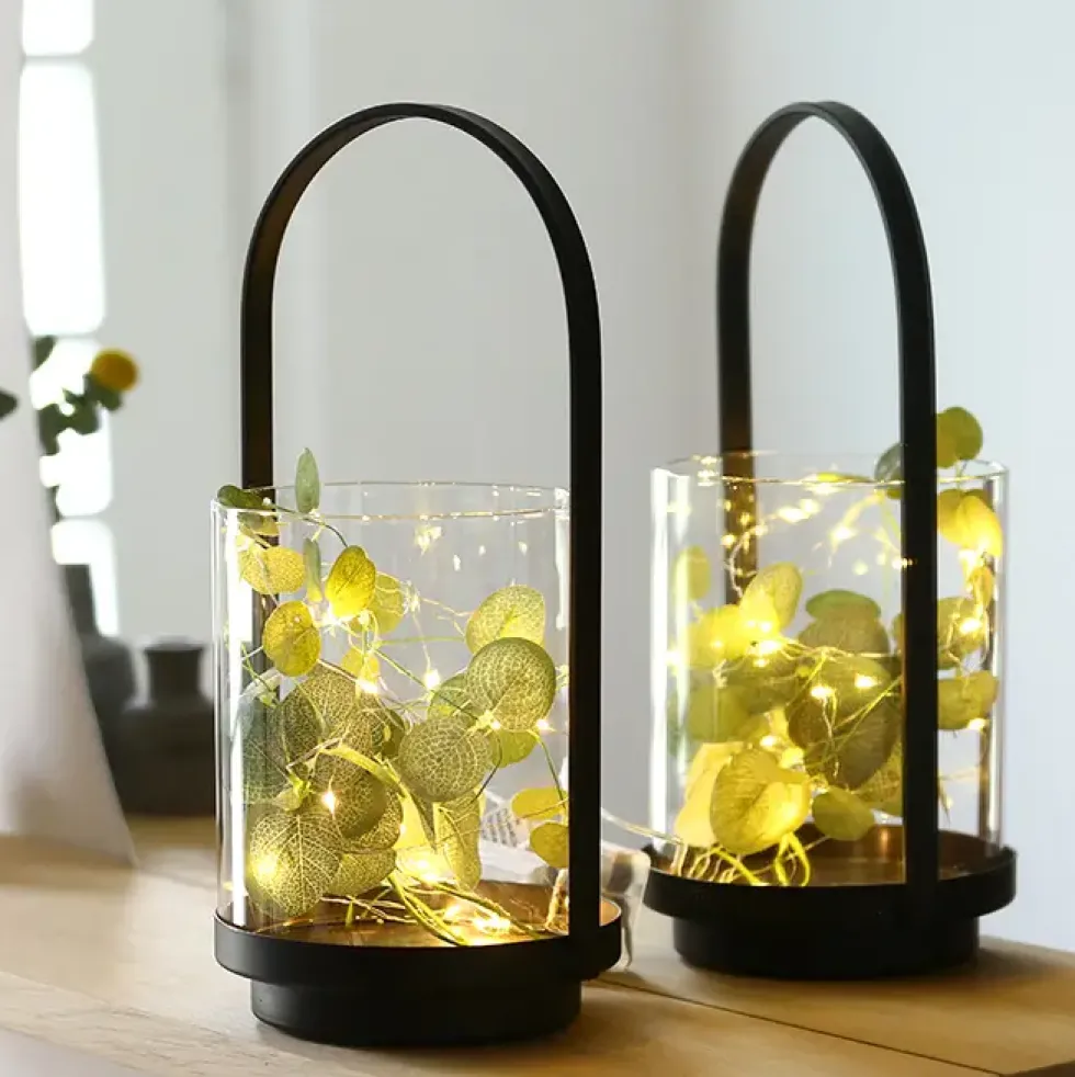 Windlicht Lantern schwarz Casablanca