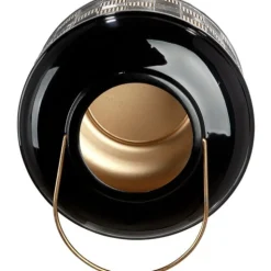 Windlicht Laterne Metall Nero schwarz