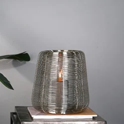 Windlicht Lucerno Casablanca silber