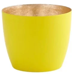 Windlicht Madras GiftCompany gelb