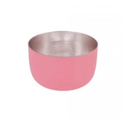 Windlicht Madras GiftCompany pink nudegold