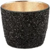 Windlicht Madras GiftCompany Perlen schwarz
