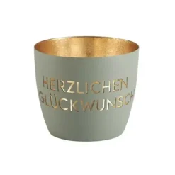 Windlicht Madras Herzlichen Glückwunsch GiftCompany