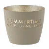 Windlicht Madras Summertime GiftCompany sandstone