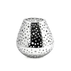 Windlicht Metall Debora Edzard vernickelt