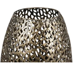 Windlicht Metall Tischlicht Deko Purley antikgold
