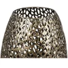 Windlicht Metall Tischlicht Purley Deko antikgold Höhe 46 cm