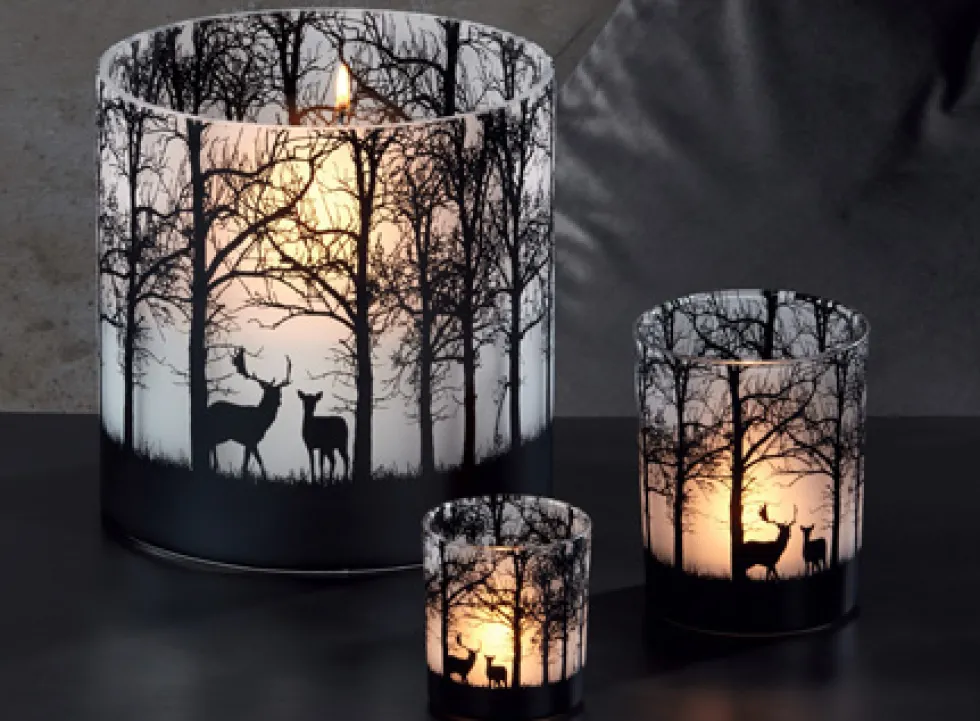 Windlicht THOROS WALD Kaheku Höhe 25 cm