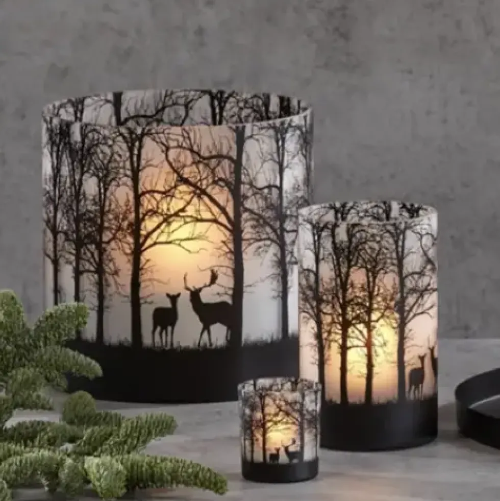 Windlicht THOROS WALD Kaheku Höhe 25 cm