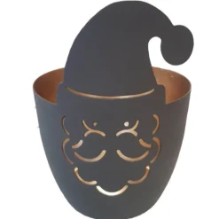 Windlicht Weihnachten MADRAS Weihnachtsmann GiftCompany d 10 cm
