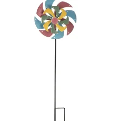 Windrad Garten Gartenstecker Metall COCO H 115 cm