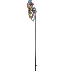 Windrad Garten Gartenstecker Metall COCO H 115 cm