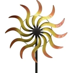 Windrad Garten Metall HELIOS Art Ferro Höhe 169 cm