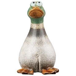 Zaunhocker Keramik Ente RICHY H 18 cm