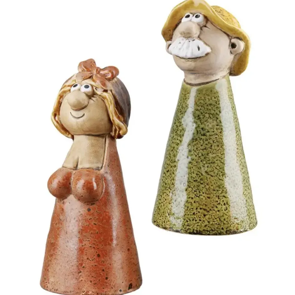 Zaunhocker Keramik HANS UND HILDE Casablanca H 20 cm