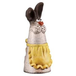Zaunhocker Keramik Hase Klaus und Claudia H 23 cm