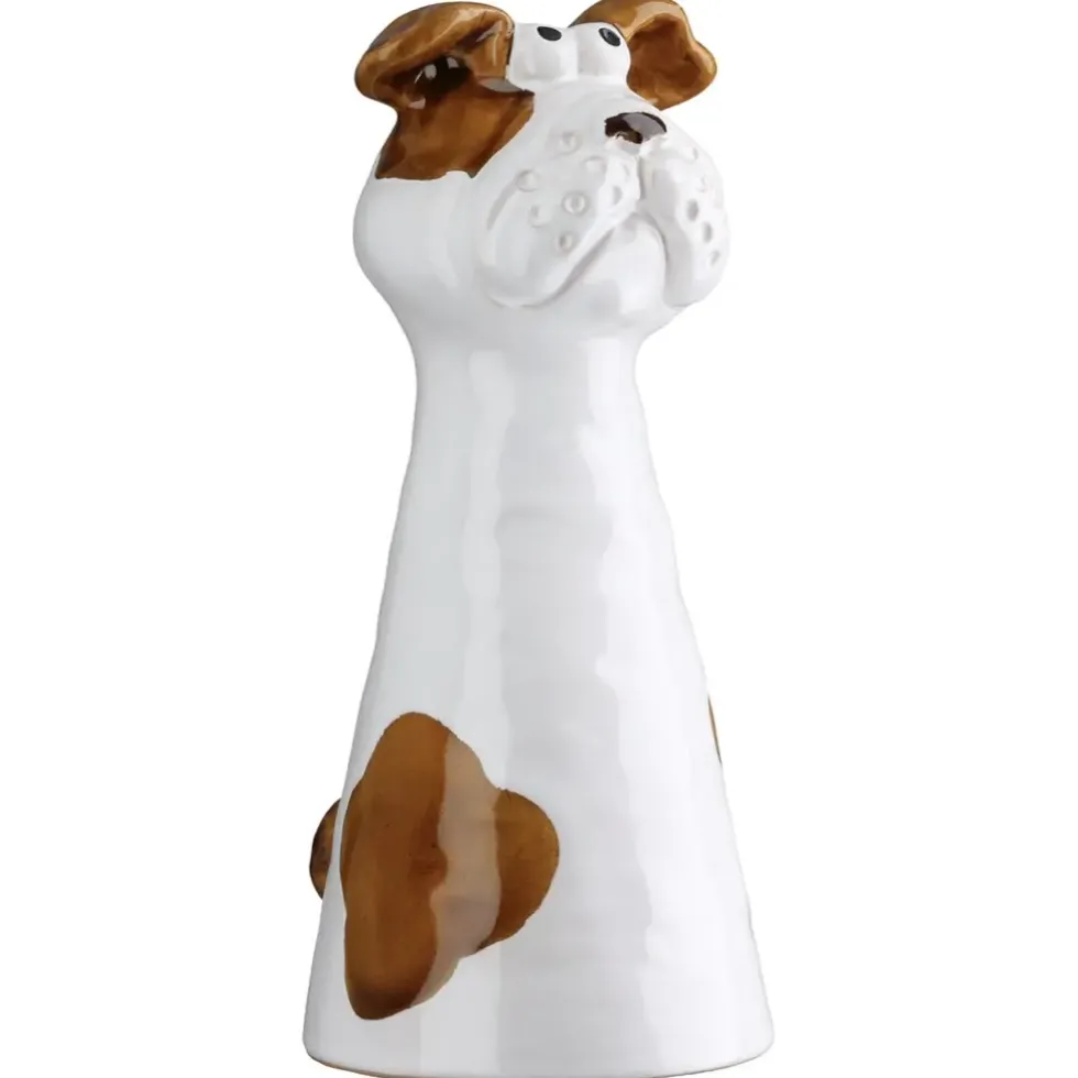 Zaunhocker Keramik Hund HARPER Höhe 17 cm