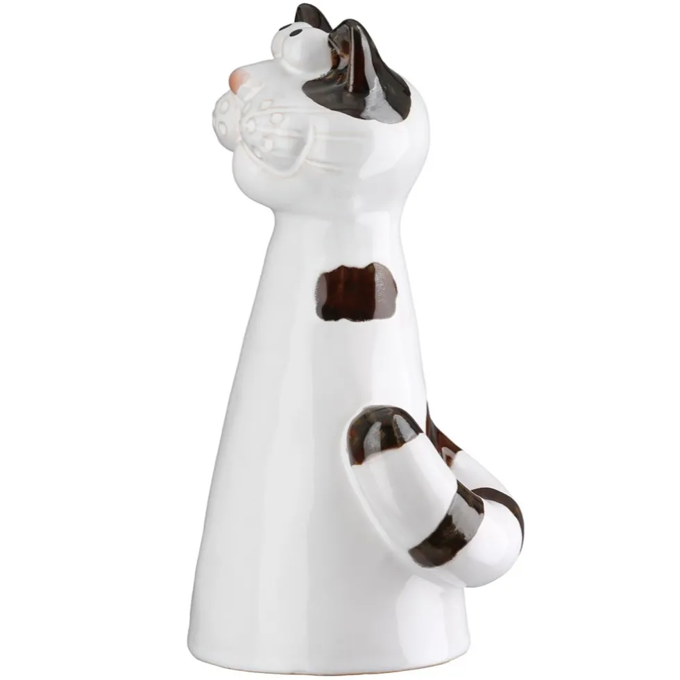 Zaunhocker Keramik Katze KIARA Höhe 17 cm