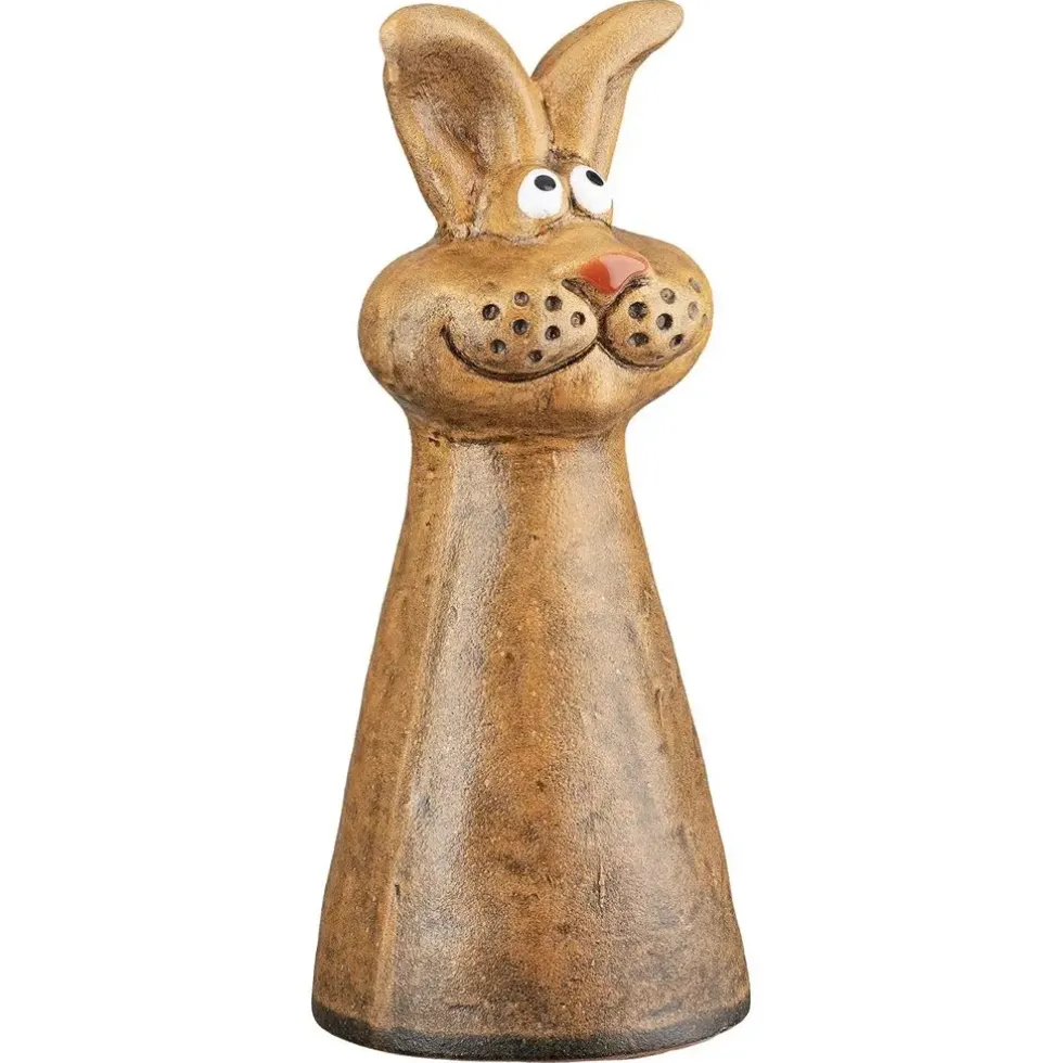 Zaunhocker Keramik Pfostenhocker Hase HOPPEL H 19 cm